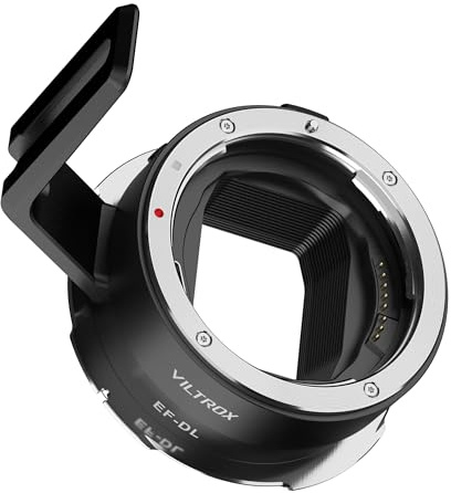 VILTROX EF-DL Adaptador de Montura de Objetivo Convertidor de Adaptador de Objetivo de Enfoque automático Compatible con Lentes Canon EF/EF-S para cámara dji Ronin 4D