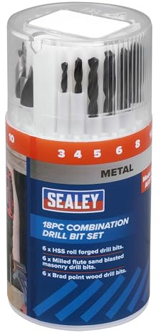Sealey Combination Drill Bit Set 18pc - AK5711