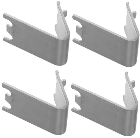 Veemoon 4pcs Refrigerator Shelf Clips Shelf Support Clamp Fridge Freezer Clips Picture Frame Backing