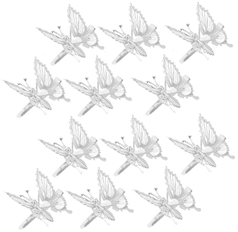 VICASKY 12 Pièces Pinces à Cheveux Papillote Pinces Décoratives Pour Cheveux Accessoires Femmes Filles