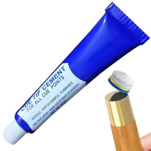 Jorzer Pool-Queue-Spitzen-Kleber für Billard-Pool-Queue-Spitzen, 0, 7-Unzen-Klebestift, Epoxidharz, langsam trocknendes -Reparaturset