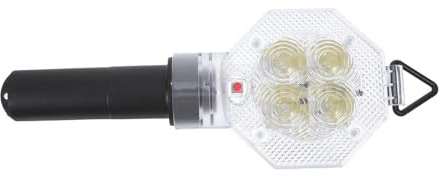 Homoyoyo Luce di Segnalazione Lampeggiante LED per Cantieri Stradali, Luce di Avvertimento a LED Resistente alle Intemperie, Bastone per Lavori Esterni e Parcheggi, senza Batteria