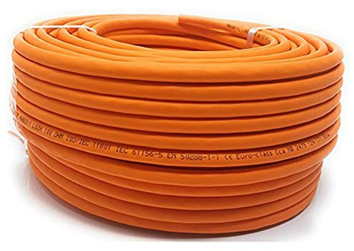 Reulin 25M Cat 7 Reel Ethernet Cable Halogen Free 1000 MHz - CCA Super Fast Network Cable PoE/PoE+