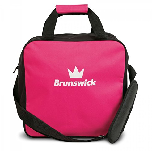 Brunswick TZone Single Tote 1-Ball-Bowling-Tasche für einen Bowlingball (Pink)
