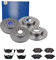 ATE Bremsen-Set 2 Bremsscheiben Ceramic + Bremsbeläge Einbau Vorne Hinten Bremsscheiben-Set Scheibenbremsen SIZW21GX99 passend für Skoda Octavia 3 5E5