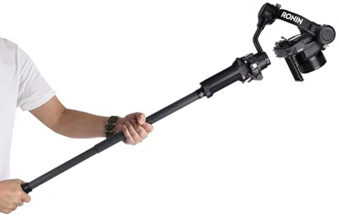 SUNWAYFOTO SEP-26 63 cm Gimbal Verlängerungsstange, 26 mm Kohlefaserrohr, 2 Abschnitte, Universalstange für Stativ und Stabilisator DSLR-Kamera
