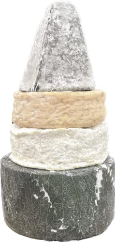 British Farmhouse Cheese Tower - 1.62kg suitable for 15-18 people. Tor, Oxford Isis, Cornish Yarg and Baron Bigod