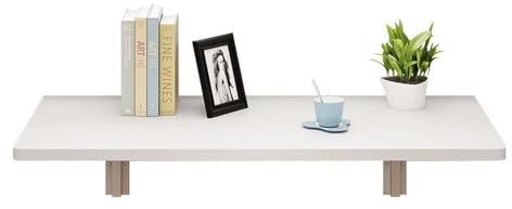 YSUEFIJO Wandklapptisch Klapptisch Wandtisch, Balkontisch Klappbar, Wandmontierter Klapptisch, Küchentisch Kindertisch, Klappbarer Computertisch, für Küche, Balkon Outdoor