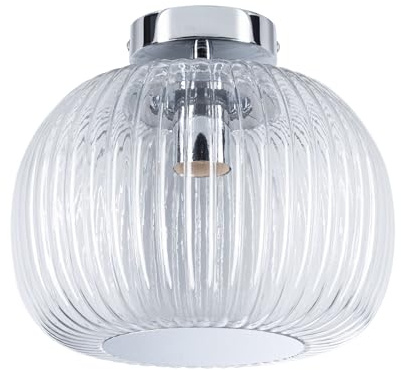 Paulmann 71142 Selection Bathroom Deckenleuchte Ruya IP44 E27 230V max. 60W Glas, Chrom Wand-/Deckenleuchte, Badbeleuchtung