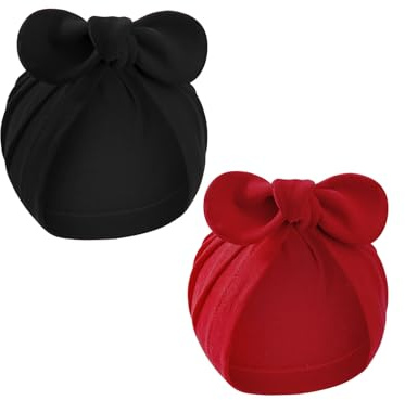 Durio Baumwolle Baby Mütze 0-24Monate Erstlingsmützen Neugeborene Mädchen Jungen Baby Beanie Newborn Mütze Mit Band