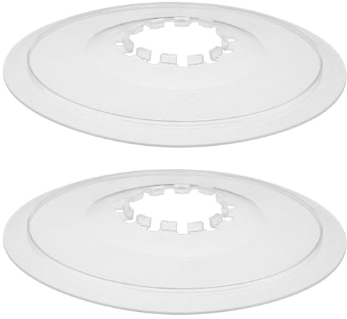 TOYANDONA Bike Flywheel Guard Rear Wheel Spoke Protector Transparent Cover for Mountain Bike Flywheels Easy Installation Durable Abs Plastic 5.3 Inch