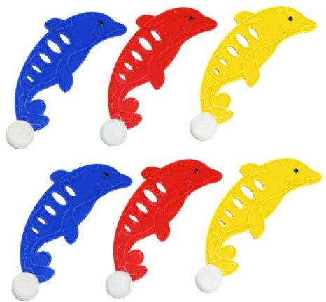 Milisten 6pcs Diving Fish Toys Underwater Pool Toys Bath for Boys and Girls Years Old
