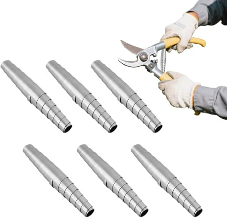 (6-Pack) Replacement Spring for Garden Secateurs, 6cm Standard Fitting Stainless Steel Heavy Duty Volute Spring for Bypass Pruners, Gardening Tools Accessories Pruning Shears Parts Common
