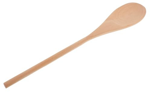 Mipcase 24pezzi Mestolo in Legno Non Verniciato Manico Lungo Ergonomico Cucchiaio Da Cucina Per Cucinare Servire Mescolare e Mescolare Di Utensili in Legno Grezzo Per Tutte Esigenze Di