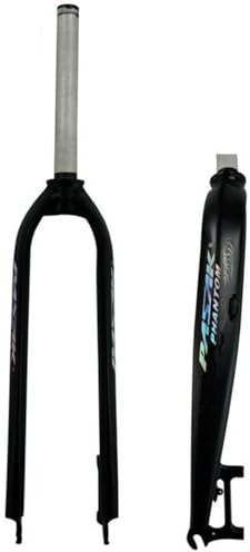KANGXYSQ Fourche À Suspension pour VTT 700C/26/27,5/29 Fourche Rigide Tube Droit 1-1/8 Alliage D'aluminium Vélo De Route Fourche Avant Quick-Rack 100 Mm Frein À Disque