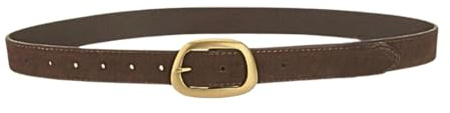 Wei Tech Sculptural Buckle Belt (Coffee Braun/Gold, 90)