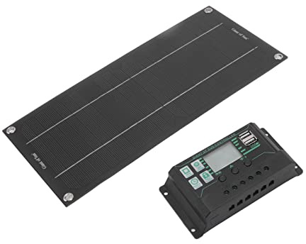 Haofy Kit de Chargeur de Batterie pour Panneau Solaire 600 W, Sortie Haute efficacité 18 V, Conception Portable Légère pour Camping-car, Voiture, Bateau, Voyage en Plein Air, Utilisation dans un