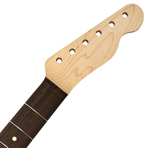 Allparts® »TRO-FAT REPLACEMENT NECK FOR TELECASTER®« Hals für E-Gitarre im Tele®-Style - Unbehandelt - 21 Medium Bünde - Maple/Rosewood