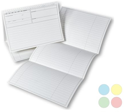 Meyer-Wagenfeld Karteitaschen DIN A5+ | 100 Stück | Weiß | 190 g/m