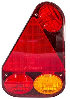 UNITRAILER - Feu arrière gauche Aspöck Earpoint III – 5 broches – ampoule 12V – Feu antibrouillard intégré – Pour remorque ou caravane