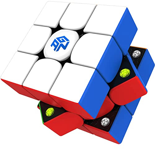 GAN 356 M, 3x3 Magnetic Speed Puzzle Cube Stickerless Gans 356M Cube (no Extra GES)
