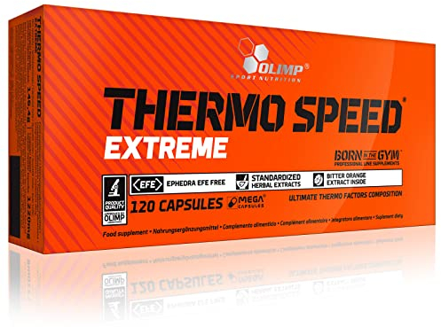 Thermo Speed ​​Extreme | Thermogener Fatburner Gewichtsverlust | Schlankheitspillen zur schnellen Reduzierung des Fettgewebes | Nur Blasen - keine Box (90 Kapseln)
