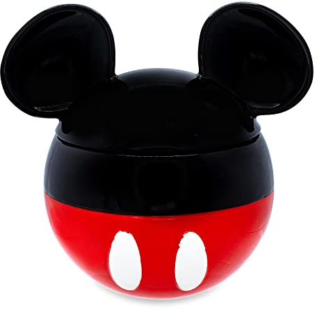 Silver Buffalo Disney Mickey Mouse Icon Sculpted 3D Hand Painted Ceramic Snack Cookie Jar (Small)