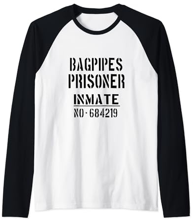 Dudelsackspieler / Dudelsack Gefangener einfaches Halloween-Kostüm Raglan