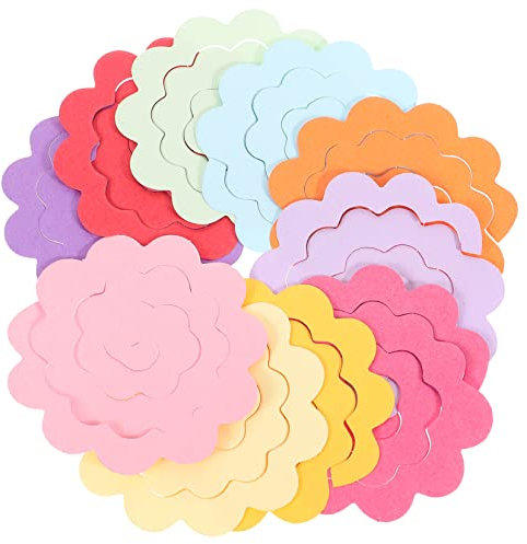 BELLIFFY Bastelpapierstreifen Doppelseitiges Origami Papierstreifen Für DIY Quilling Blumen Kleine Papierblumen Basteln Hochzeit Party Dekoration