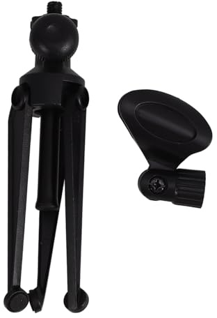 Mikrofonständer Steht Karaoke Mikrofonstativ Boom Tragbar Auslegerstange Audio- Auf Der Bühne Stand Usb-mikrofon Mikrofone Clip Telefonhalter Kamera Zinklegierung Black