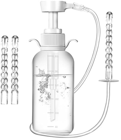 Docce Vaginali per Igiene Intima Femminile Flacone Lavaggio Vaginale 300ml | Doccia Delicata Riutilizzabile per a Casa Bagno Viaggi Ospedale Doccia
