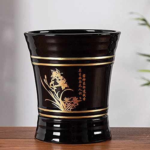 YRYRYW Pot Floreale in Ceramica Extra Grande Soggiorno personalità Bacino di pianta Verde con Foro di drenaggio Bonsai vasi di Cactus Decorativo Giardino in Ceramica glassata Contenitore Household