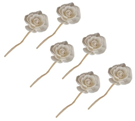 Alipis Varillas Difusoras de Aroma 6 Piezas Varillas Aromáticas de Ratán Natural para Difusor de Aceites Esenciales Repuesto para Difusores de Perfume Accesorio Decorativo para Hogar
