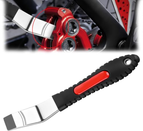 Bike Piston Press Tool - Pastilla de freno para bicicleta | Reducción de ruido, mango antideslizante y punta extendida que protege eficazmente los dedos, con frenos de disco