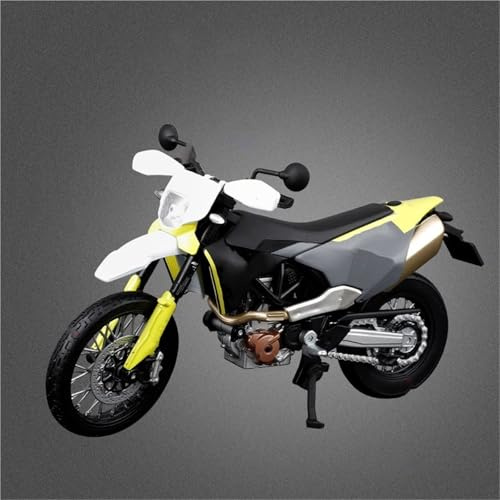 För 701 Terrängmotorcykel Legeringsmotorcykelmodell Diecast Leksaksmotorcykel Statisk Leksak 1:12