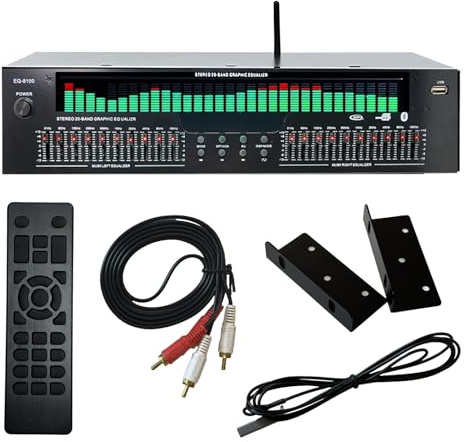 Ecualizador Digital 31 Bandas, Visualizador de Audio con Pantalla LED