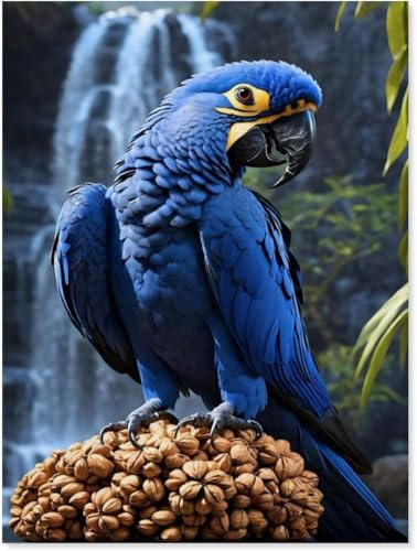 Puzzle Ara Hyazinthe, Puzzle für Erwachsene, 2000 Teile (105,5 x 75,5 cm), Unterhaltungsspielzeug und intellektuelle Herausforderung für Jugendliche und Kinder