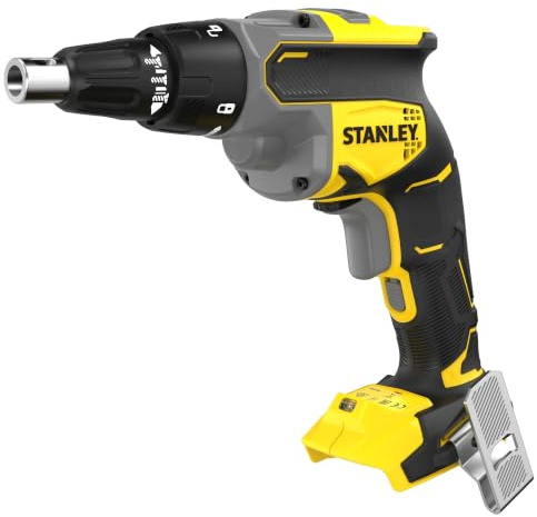 STANLEY FATMAX V20 Visseuse sans fil brushless 18V pour cloisons sèches, sans batterie ni chargeur, SFMCF600B-XJ