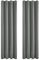 Deconovo Thermal Insulated Eyelet Blackout Curtains Room Darkening Curtains for Living room 55x79 Inch Two Panels Light Grey