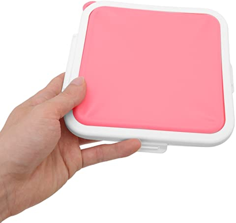 Cyrank Contenedores de sándwich, caja de plástico reutilizable para sándwich, contenedores de aperitivos, fiambrera para niños para frutas, ensaladas, aperitivos(Rojo)