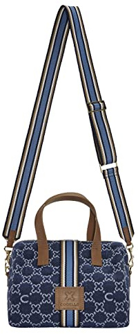 CODELLO Damen Logo-Bowling Bag aus Canvas