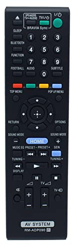RM-ADP090 Fernbedienung Ersatz für Sony AV System BDV-E6100 BDV-E2100 BDV-E4100 BDV-E3100 SS-WSB123 SS-TSB123 SS-CTB122 SS-TSB121 SS-WSB122 SS-CTB122 1 x BDVEE. 6100 BDVE2100