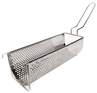Cestini per friggere Filtri per alimenti Cucina Mini cestello per friggere Patatine fritte Filtro Schiumarola Cucchiaio Filtro per pasta in acciaio inossidabile Rete da pesca per friggere Cottura co