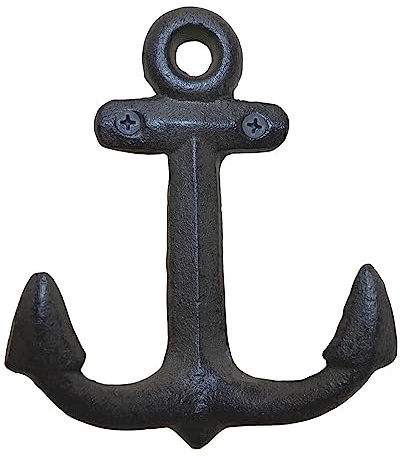 FTWDesign Anker Doppel Kleiderhaken aus Gusseisen