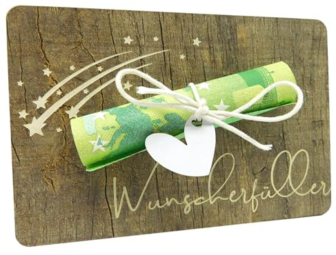 Geldgeschenk Holzkarte I Originelles kleines Geldgeschenk I Hochzeitsgeschenke I Geldgeschenke I Geldverpackung I Geschenk I Geld von Herzen verschenken