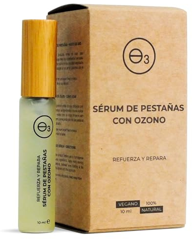 OZONO D'OR – Wimpernserum Ohne hormone 100% Natürliches BIO, Vegan mit Ozon, stärkt und verlängert für schöne Wimpern und Augenbrauen in 30 Tagen! | Lash Serum für empfindliche Haut | 10 ml