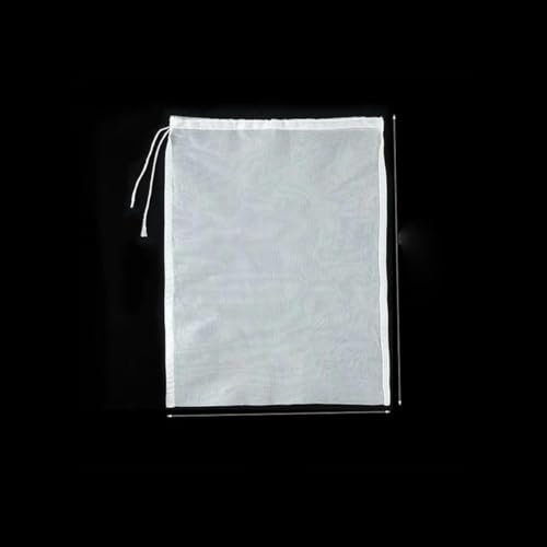 100/300/500 maille fine passoire réutilisable sacs de lait de noix filtre en nylon alimentaire de cuisine pour jus de thé passoires à jus de café-20 x 30 cm-60 mailles- 250 microns