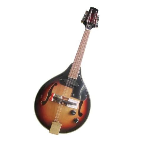 Mandolins Instrument for Adults Electric Mandolin Sun Color Electric Mandolin Wood Color Durable(Sun color)