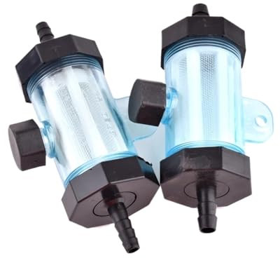 AQXYWQLL 1pc 8mm ~ 25mm Wasser Schlauch Filter Garten Bewässerung Armaturen Sprayer Aquarium Aquarium Weiches Wasser Rohr Filter Tasse Auto Brems Filter(OD 12mm)