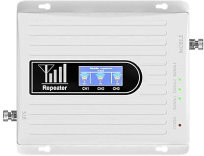 Vocdikficy B1 B3 B8 Signalverstärker Tri-Band-Verstärker 900 1800 2100 MHz GSM WCDMA LTE Universal-Signalverstärker Repeater EU Stecker